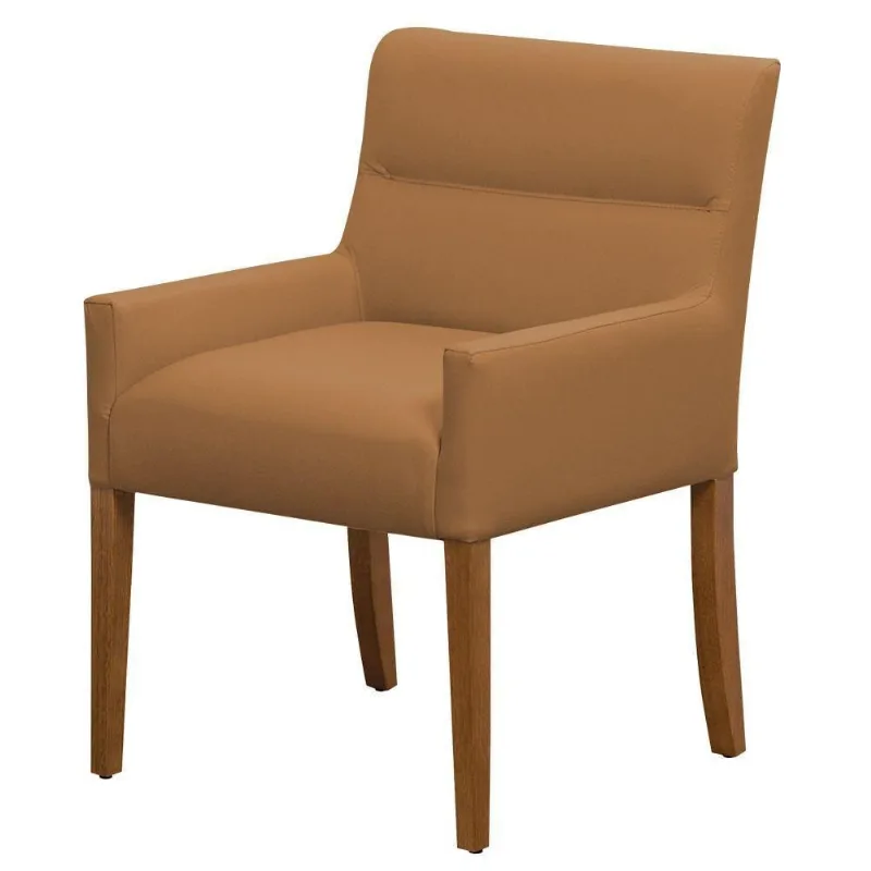 Cadeira Para Mesa De Jantar Angel Base Madeira Corano Caramelo - Nexta Casa - Nexta Casa