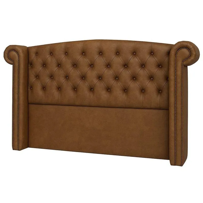 Cabeceira Cama Box Casal 140 Cm Lisboa Corano Caramelo - Nexta Casa