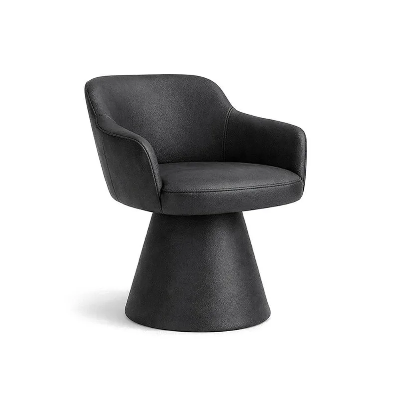 Cadeira De Mesa De Jantar Jade Base Cone Corano Preto - Nexta Casa - Nexta Casa