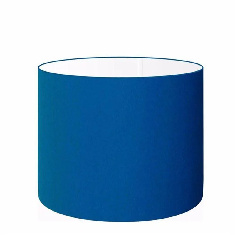 Cúpula Abajur Cilíndrica Cp-7019 40x30cm Azul Marinho