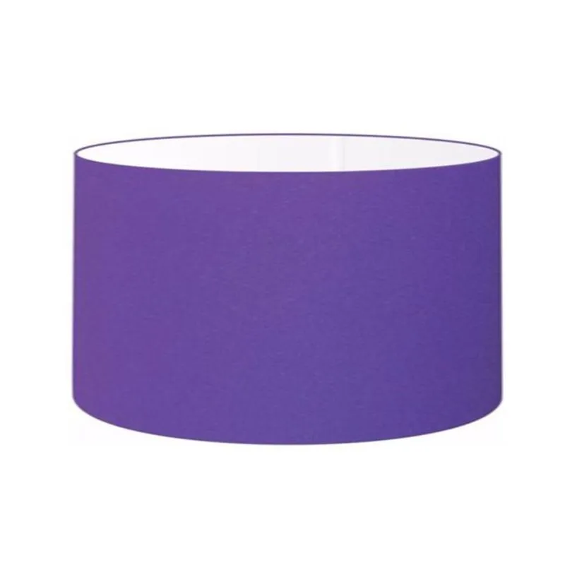 Cúpula Abajur Cilíndrica Cp-7028 60x30cm Roxo