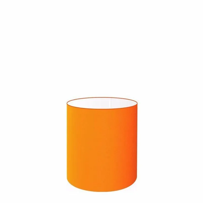 Cúpula Abajur Cilíndrica Cp-8001 13x15cm Laranja