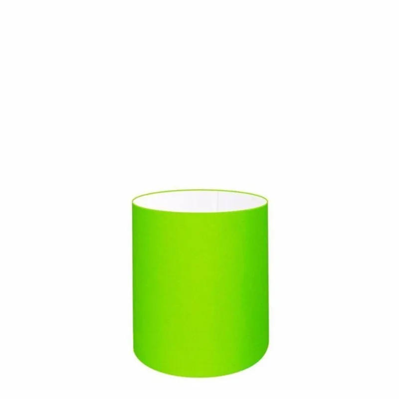 Cúpula Abajur Cilíndrica Cp-8001 Ø13x15cm Verde Limão