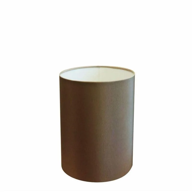 Cúpula Abajur Cilíndrica Cp-8002 13x30cm Cáqui