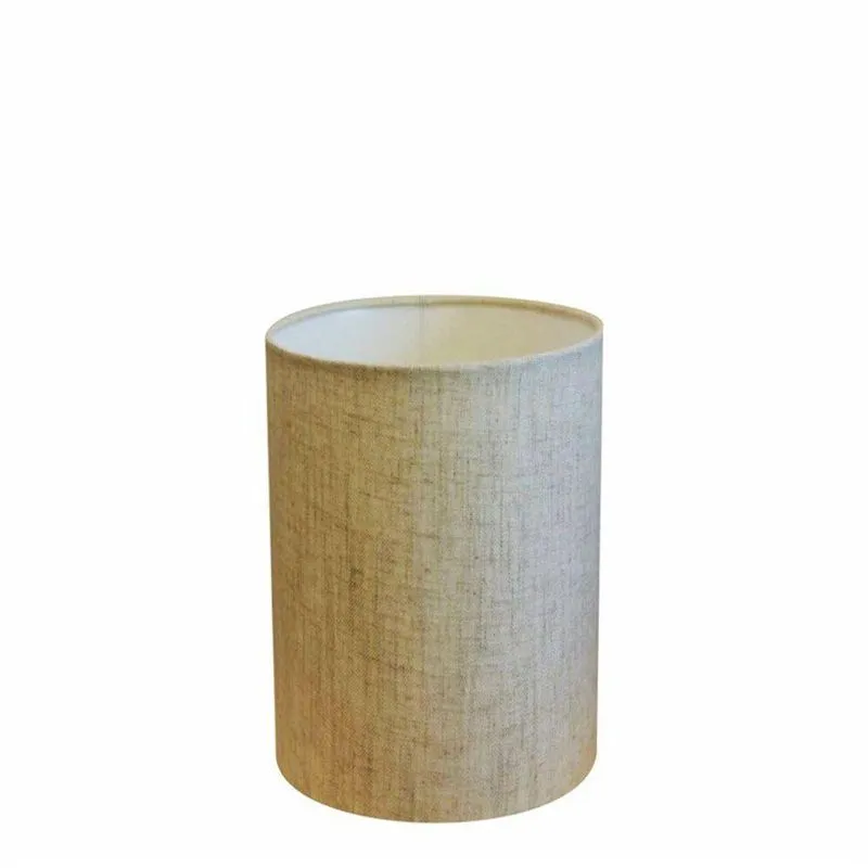 Cúpula Abajur Cilíndrica Cp-8003 15x20cm Rustico Bege