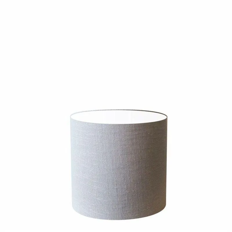 Cúpula Abajur Cilíndrica Cp-8005 18x18cm Rustico Cinza