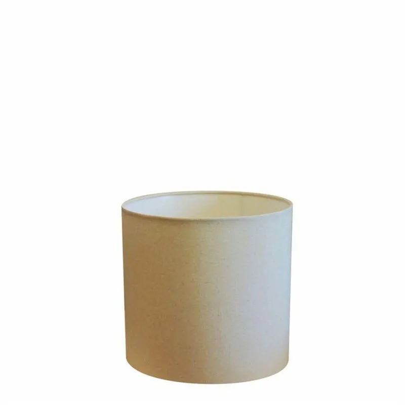 Cúpula Abajur Cilíndrica Cp-8005 18x18cm Algodão Crú