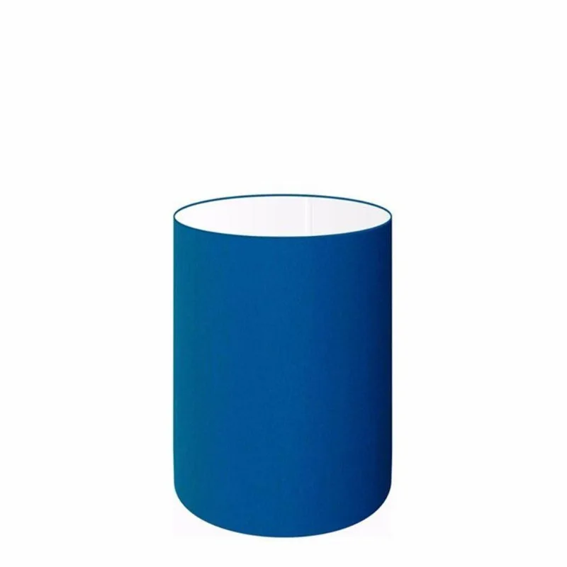 Cúpula Abajur Cilíndrica Cp-8006 Ø18x25cm Azul Marinho