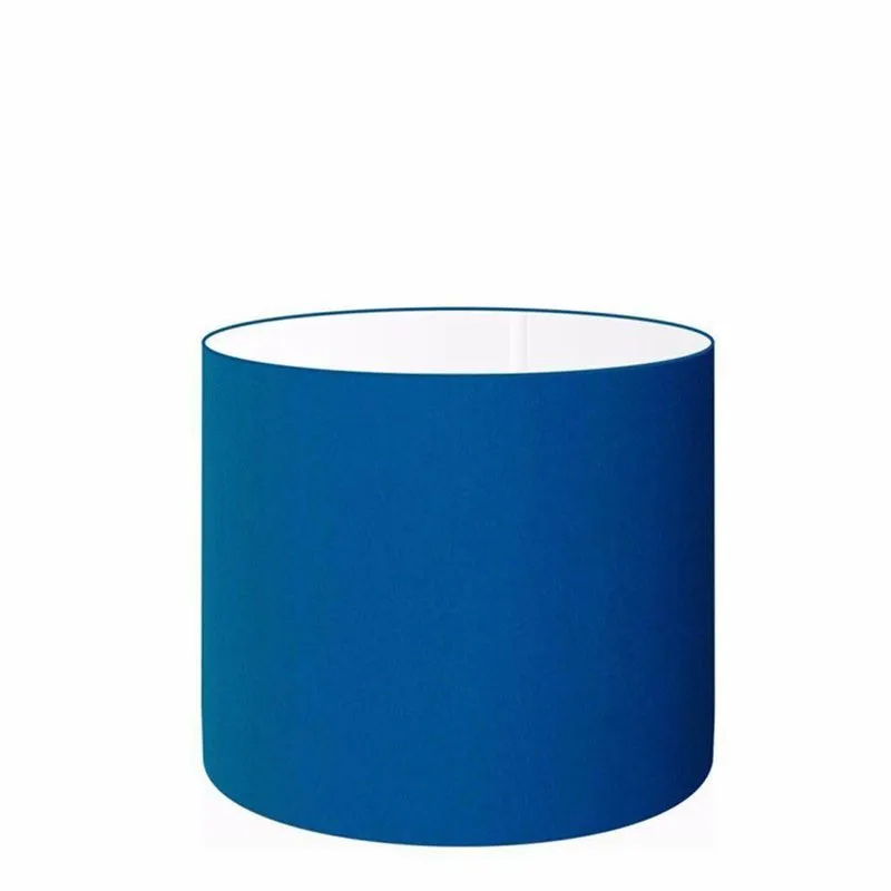 Cúpula Abajur Cilíndrica Cp-8011 30x21cm Azul Marinho