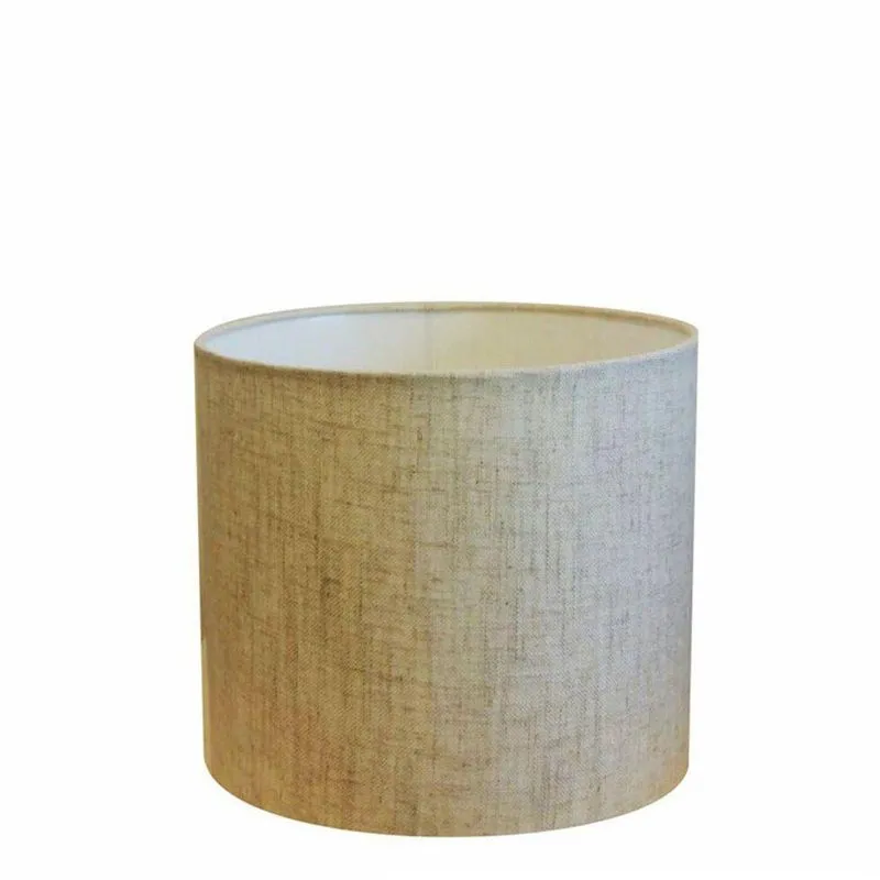 Cúpula Abajur Cilíndrica Cp-8014 35x21cm Rustico Bege