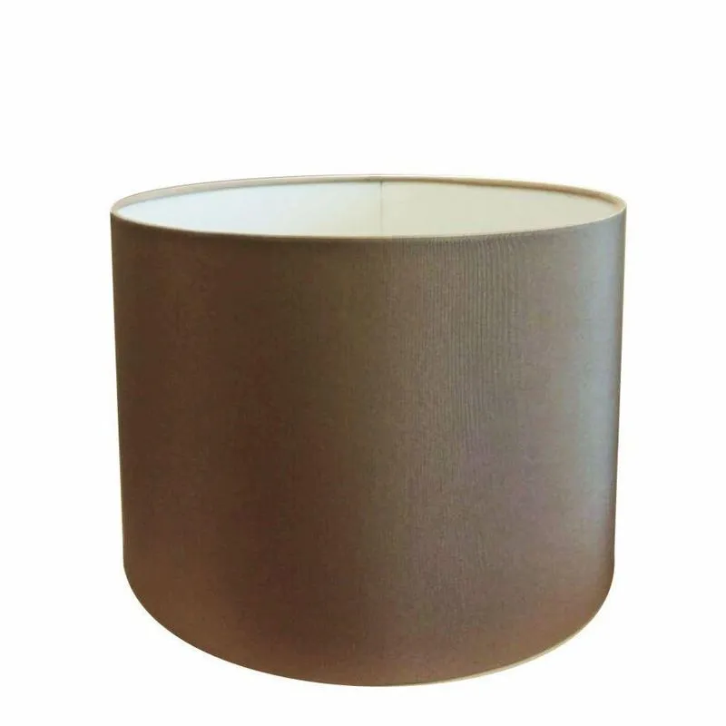 Cúpula Abajur Cilíndrica Cp-8019 40x30cm Cáqui