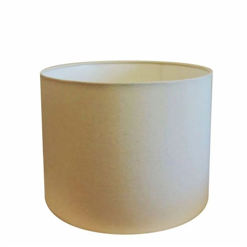 Cúpula Abajur Cilíndrica Cp-8020 45x21cm Algodão Crú