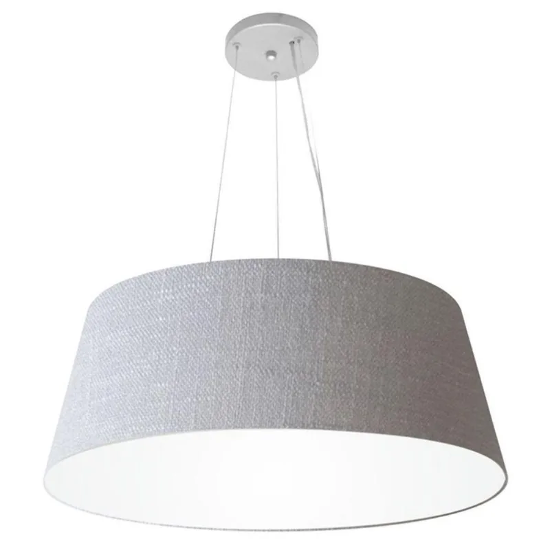 Pendente Cone Rustico Cinza Mj-4002