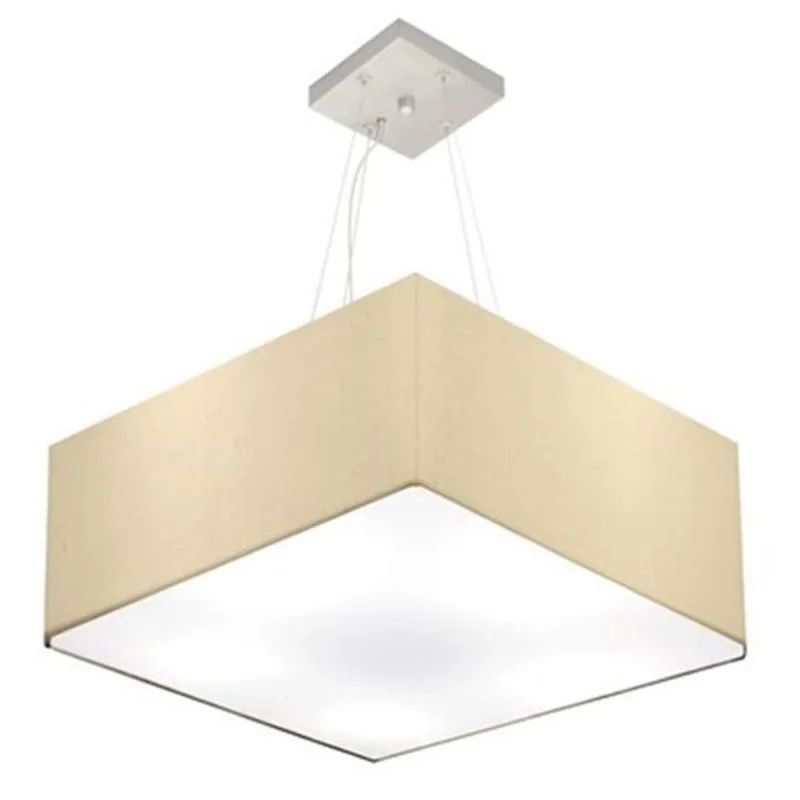 Pendente Quadrado Bege Mj-4006