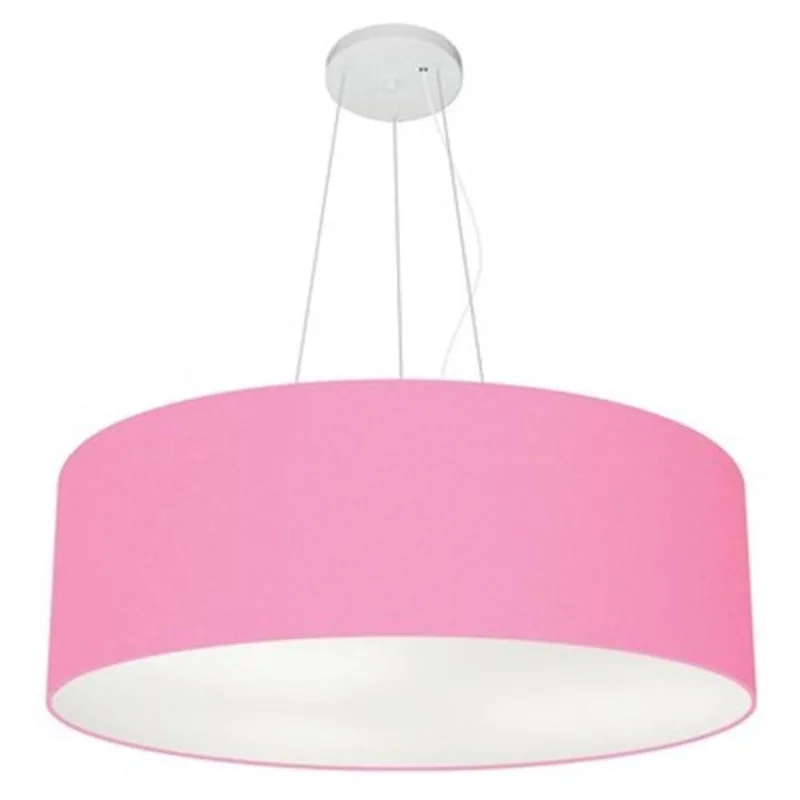 Pendente Cilíndrico Rosa Bebê Mj-4010
