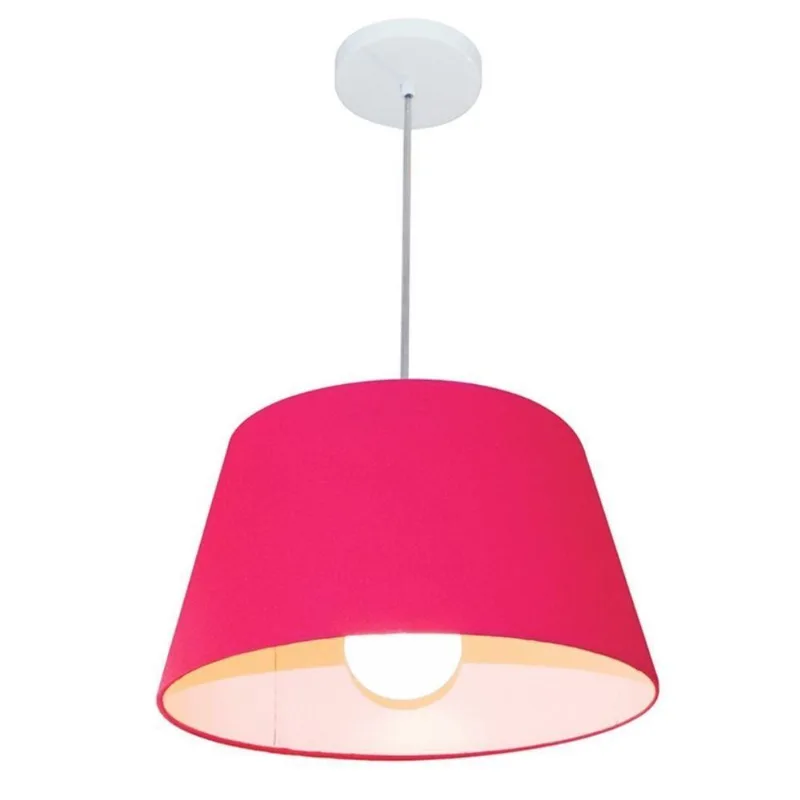 Pendente Cone Pink Mj-4039 Para Mesa De Jantar E Estar