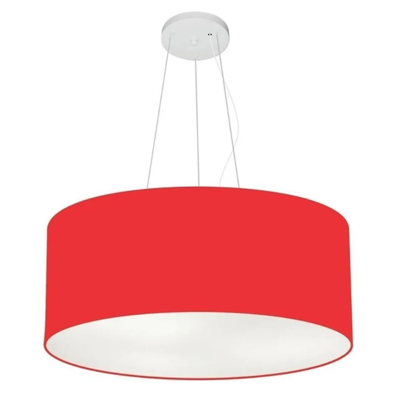 Pendente Cilíndrico Vermelho Mj-4047