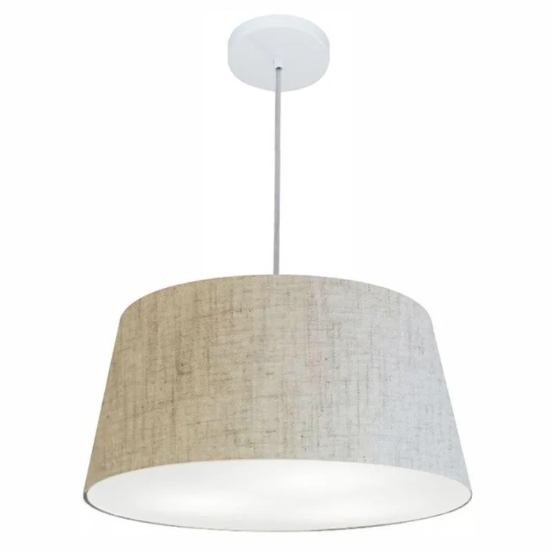 Pendente Cone Rustico Bege Mj-4050