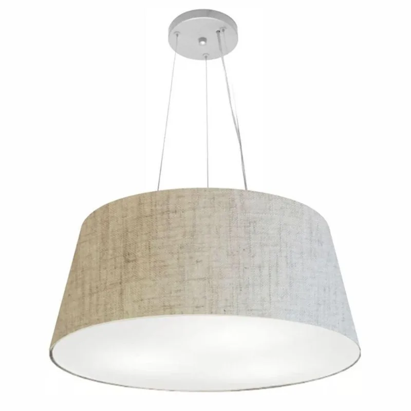 Pendente Cone Rustico Bege Mj-4062