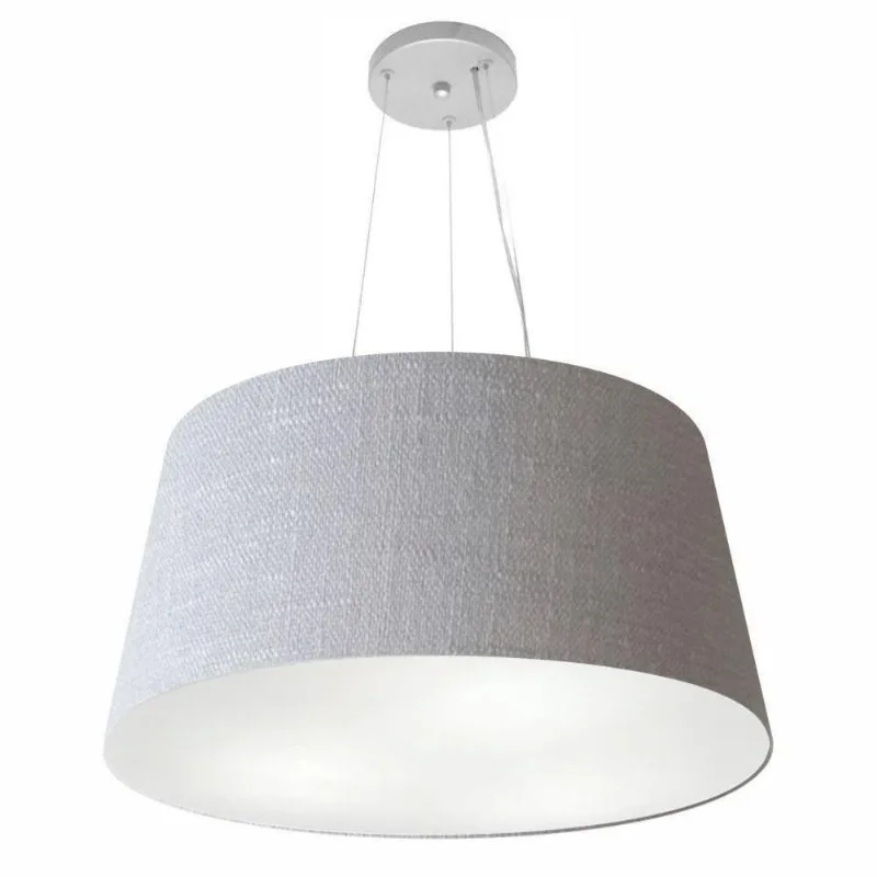Pendente Cone Rustico Cinza Mj-4063