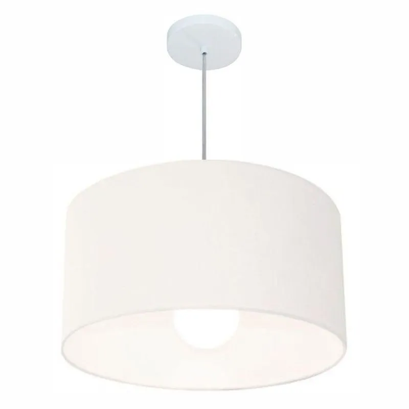 Pendente Cilíndrico Branco Mj-4069