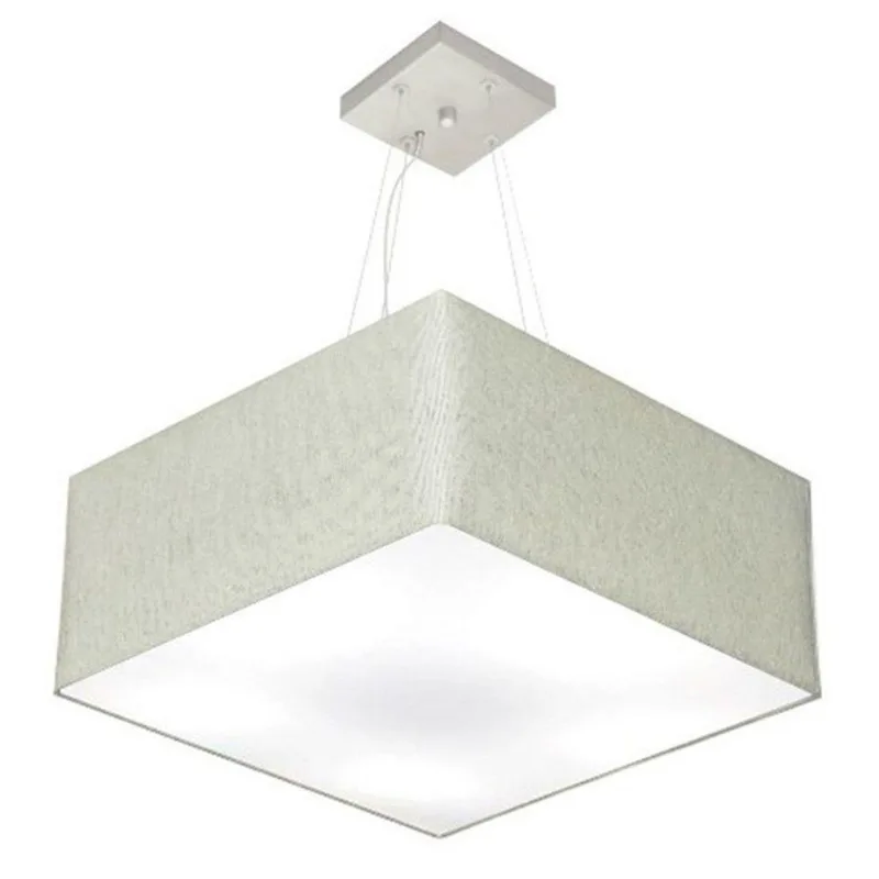 Pendente Quadrado Rustico Cinza Mj-4071 - Vivare Brasil Iluminação