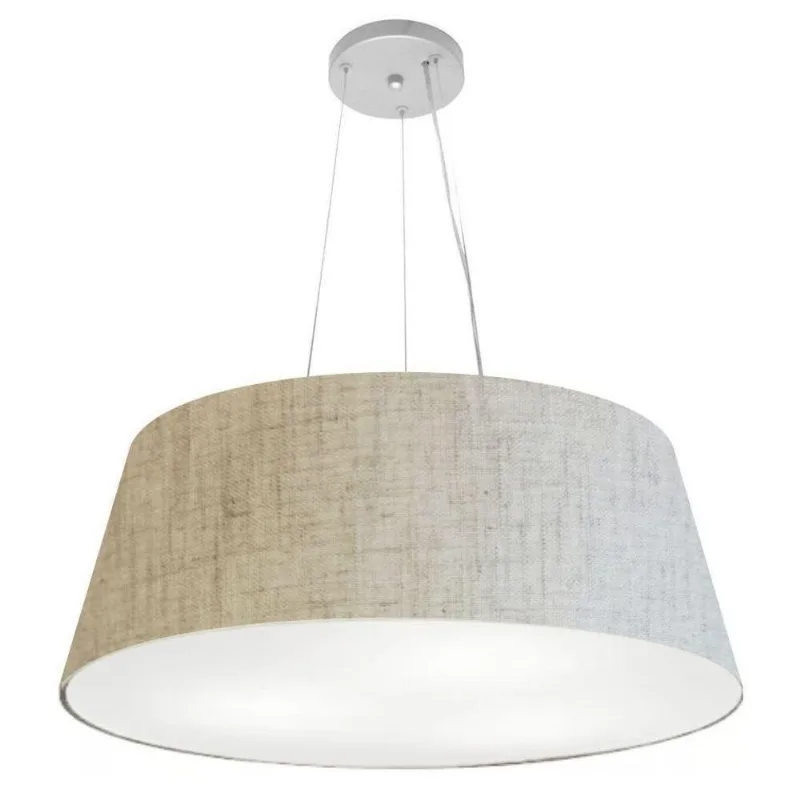 Pendente Cone Rustico Bege Mj-4072