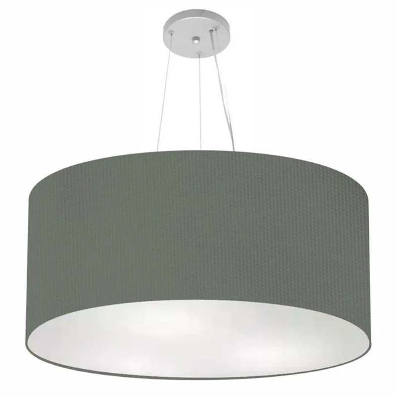 Pendente Cilíndrico Cinza Mj-4074