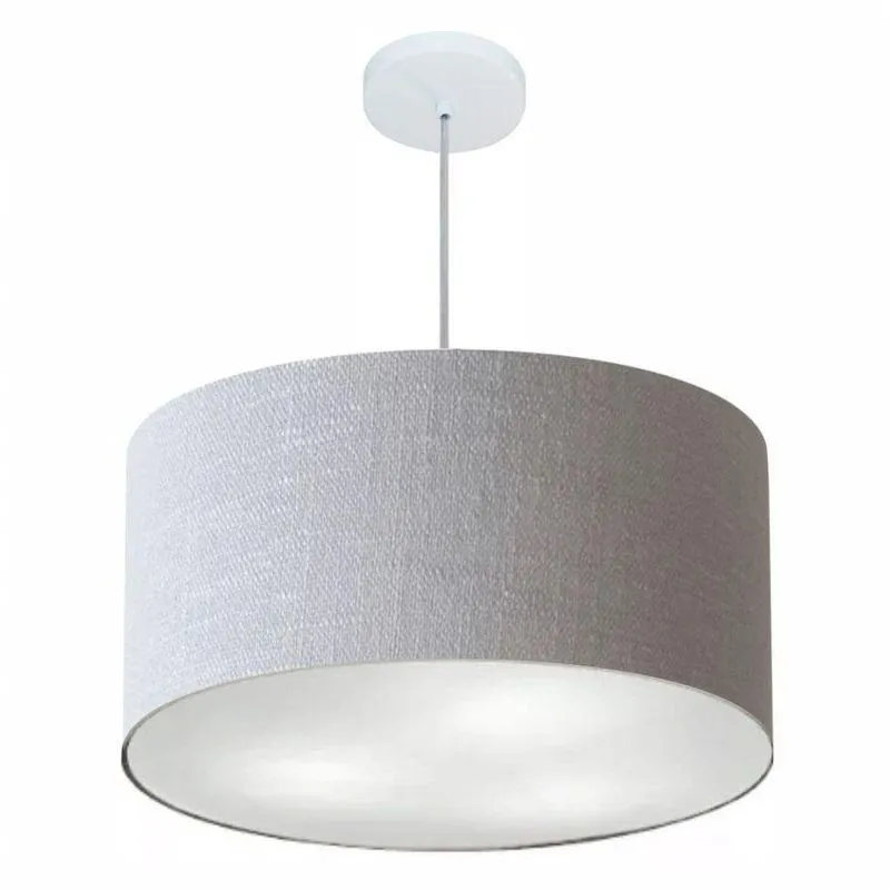 Pendente Cilíndrico Rustico Cinza Mj-4080