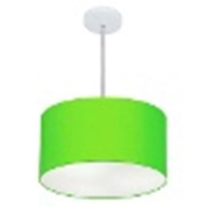 Pendente Cilíndrico Verde Limão Mj-4099