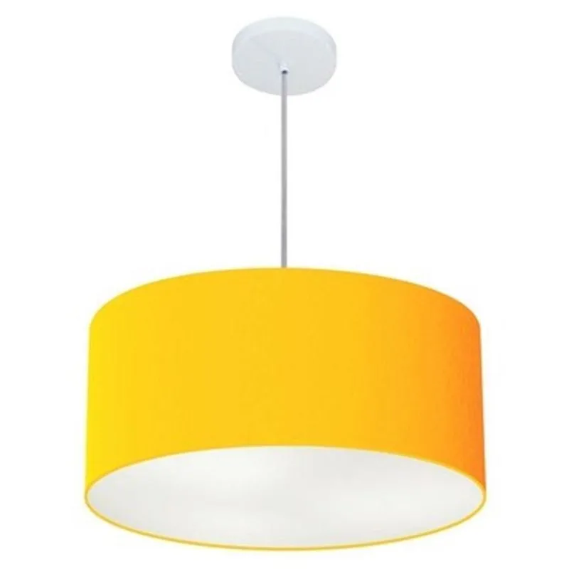 Pendente Cilíndrico Laranja Mj-4100