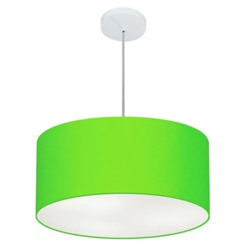 Pendente Cilíndrico Verde Limão Mj-4100 - Vivare Brasil Iluminação