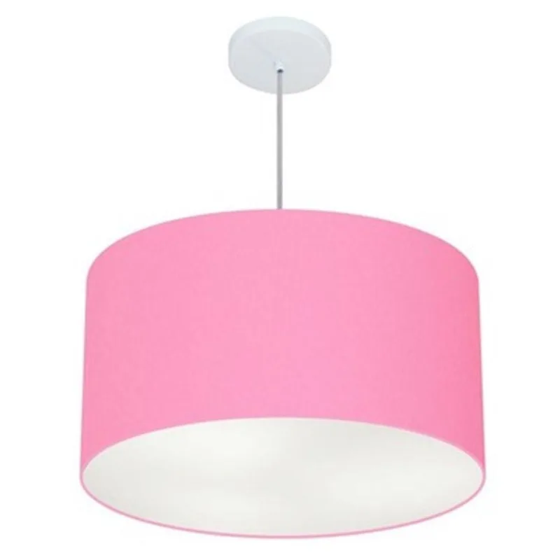 Pendente Cilíndrico Rosa Bebê Mj-4101