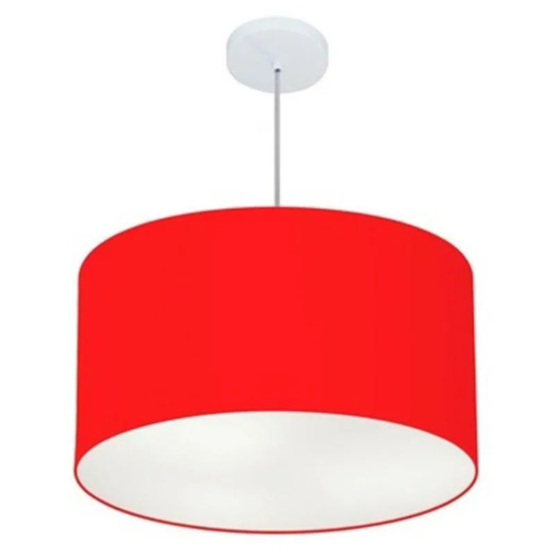 Pendente Cilíndrico Vermelho Mj-4101