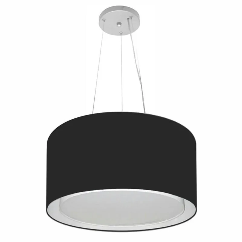 Pendente Cilíndrico Preto Mj-4123