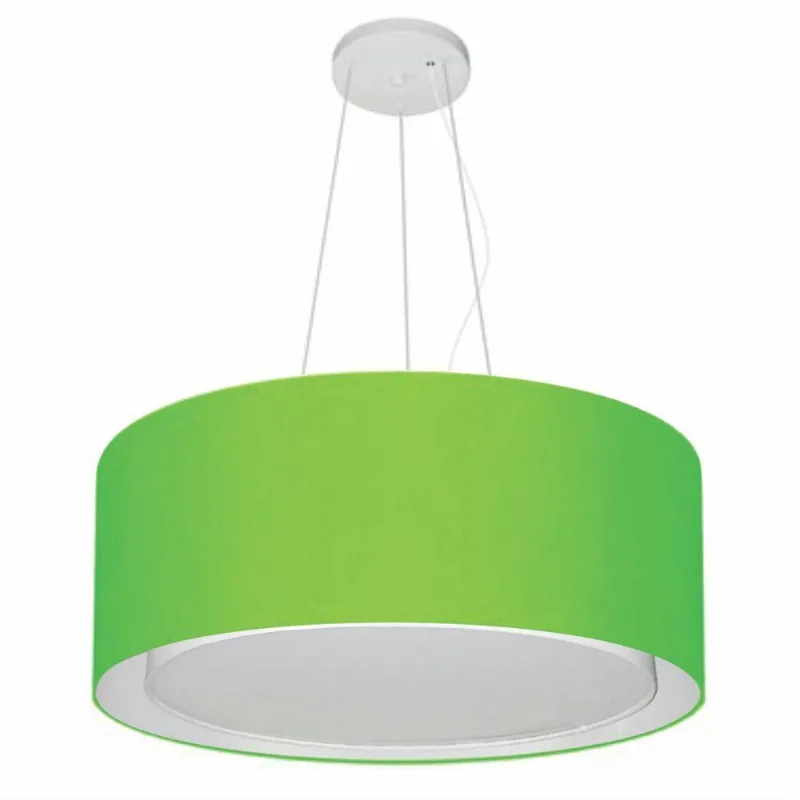 Pendente Cilíndrico Verde Limão Mj-4124