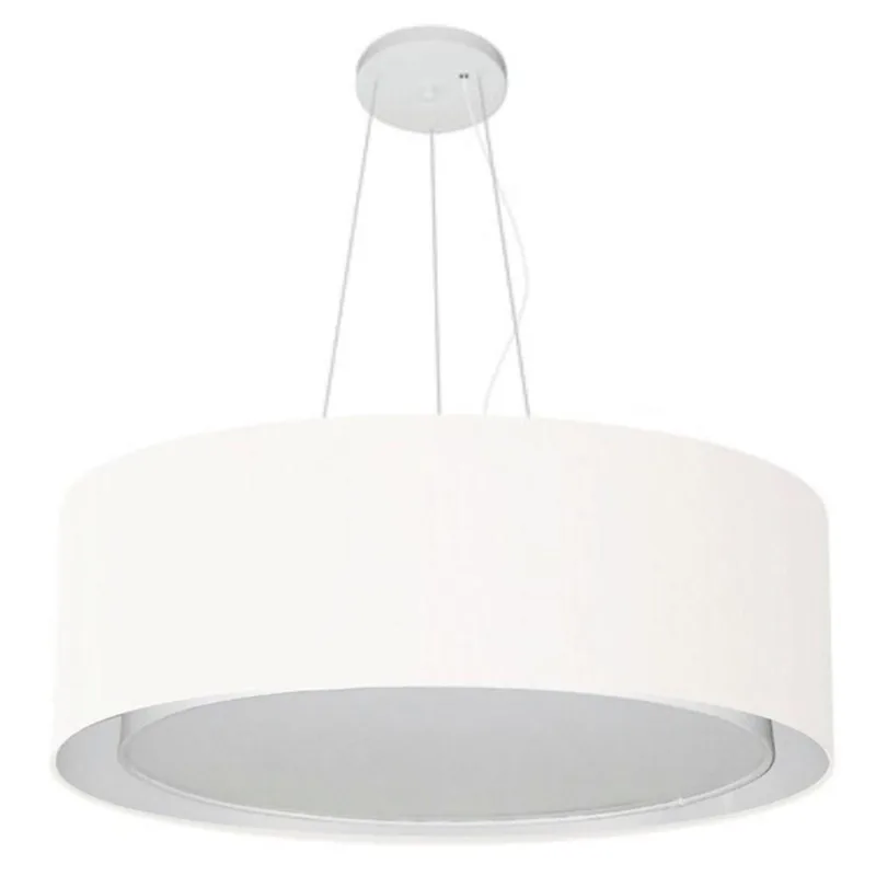 Pendente Cilíndrico Branco Mj-4125