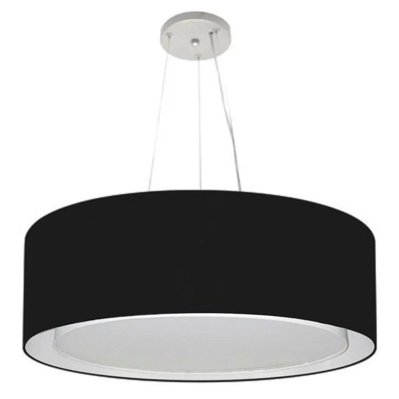 Pendente Cilíndrico Preto Mj-4125