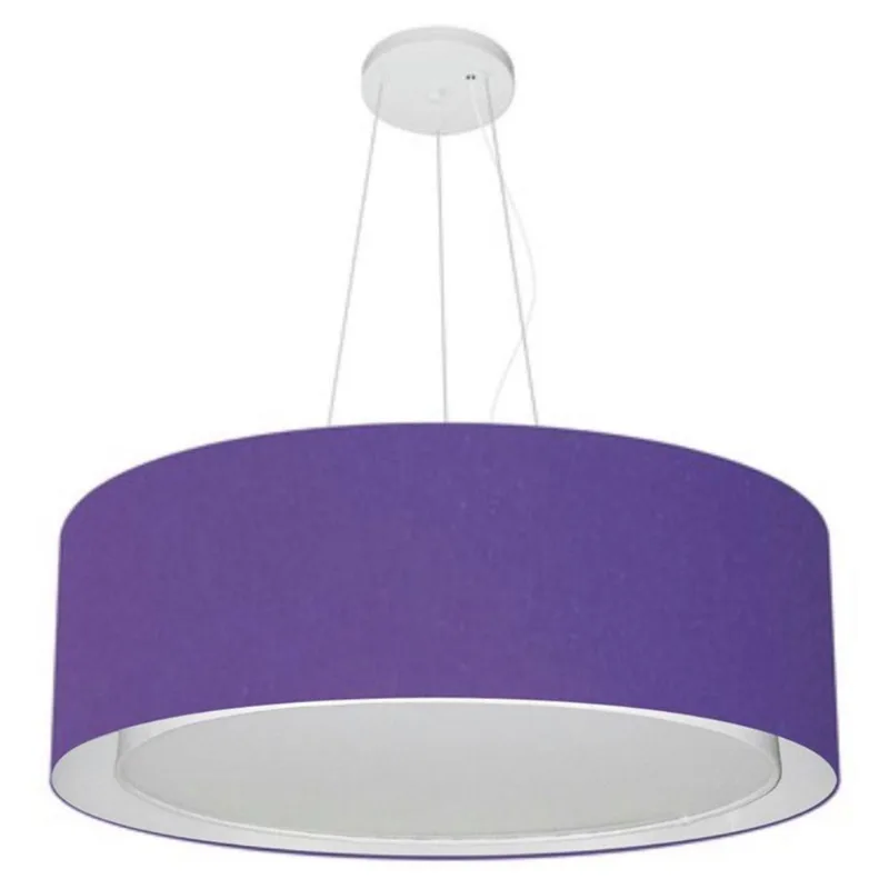 Pendente Cilíndrico Roxo Mj-4125 - Vivare Brasil Iluminação