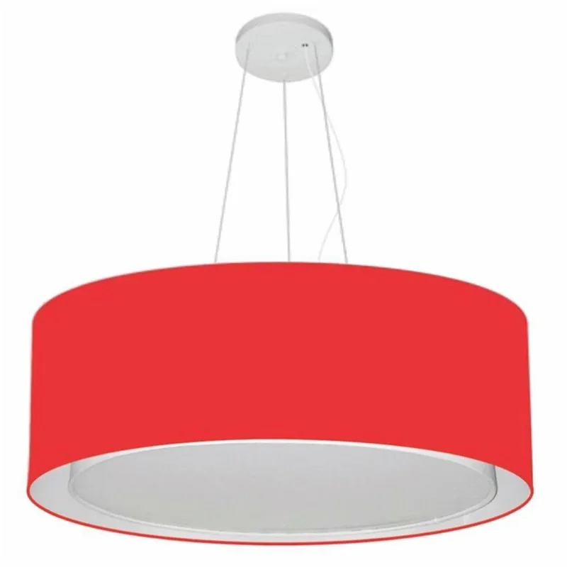 Pendente Cilíndrico Vermelho Mj-4125