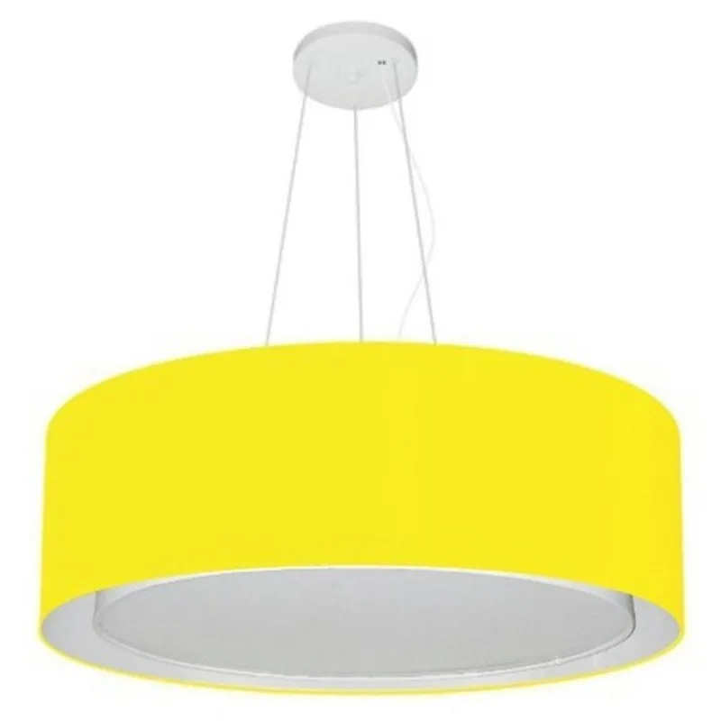 Pendente Cilíndrico Amarelo Mj-4126