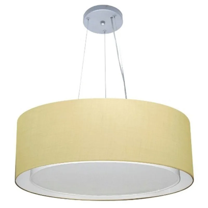 Pendente Cilíndrico Bege Mj-4126