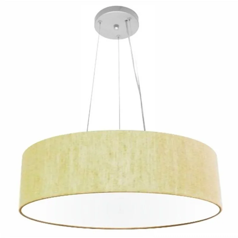 Pendente Cilíndrico Rustico Bege Mj-4136