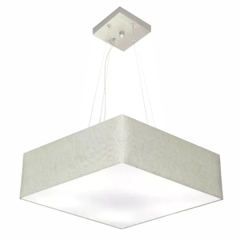 Pendente Quadrado Rustico Cinza Mj-4137 - Vivare Brasil Iluminação