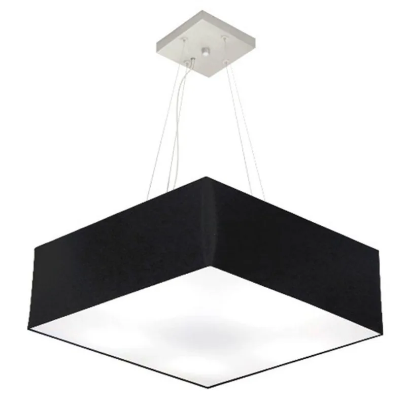 Pendente Quadrado Preto Mj-4137 - Vivare Brasil Iluminação