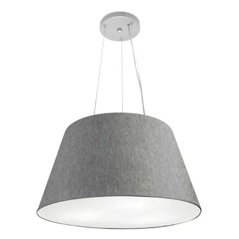 Pendente Cone Rustico Cinza Mj-4141
