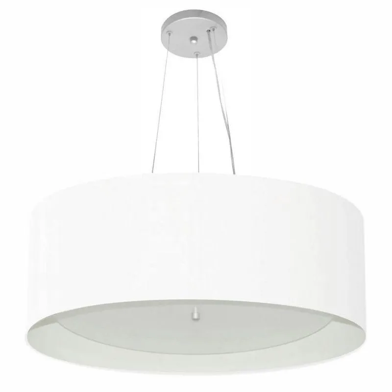 Pendente Cilíndrico Branco Mj-4142