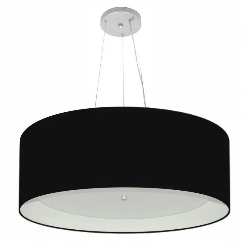 Pendente Cilíndrico Preto E Branco Mj-4142