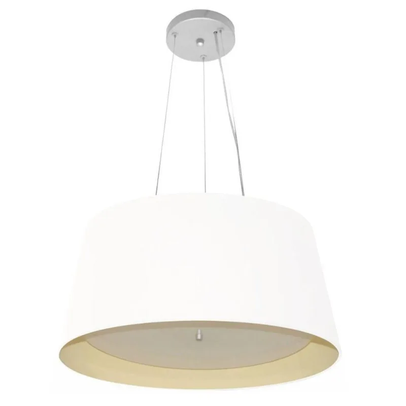 Pendente Cone Branco E Bege Mj-4144