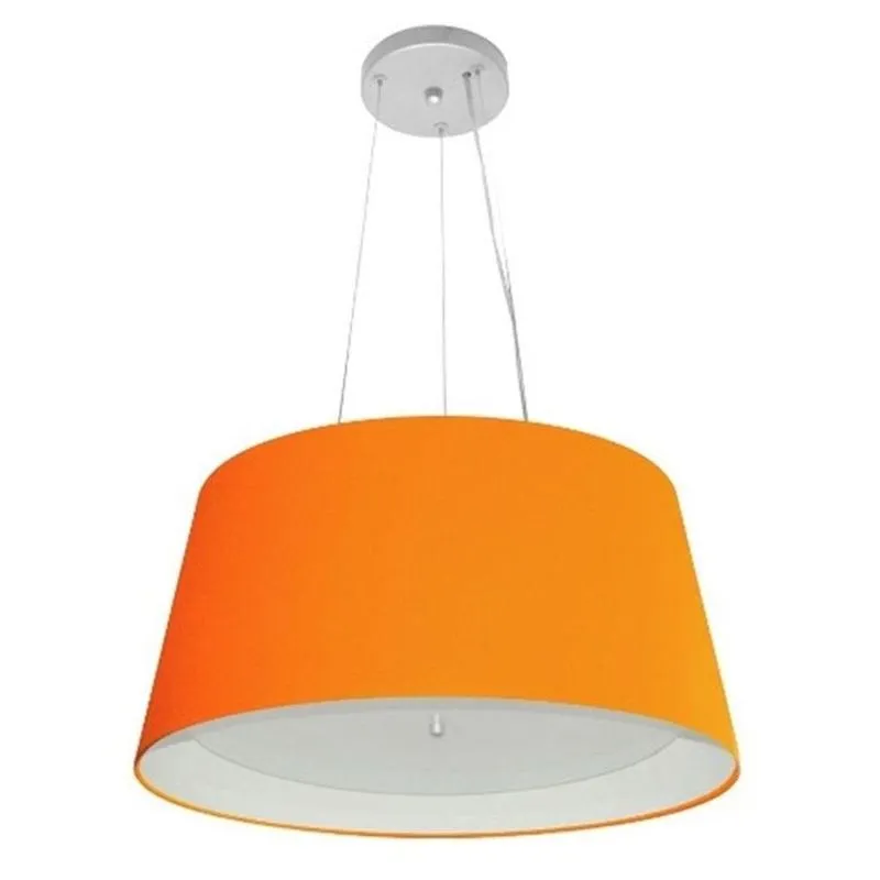 Pendente Cone Laranja E Branco Mj-4144